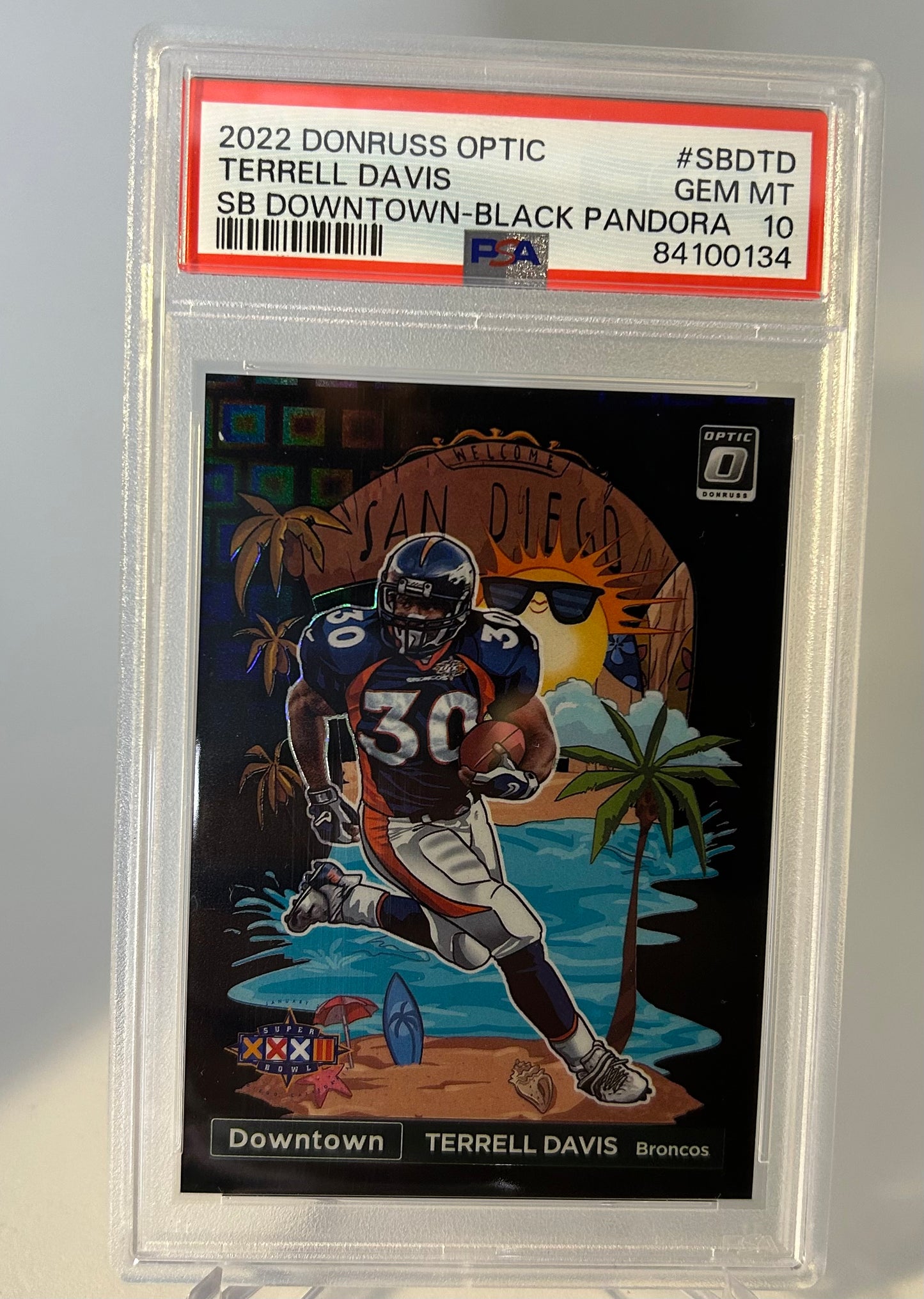 2022 Donruss Optic Downtown Terrell Davis