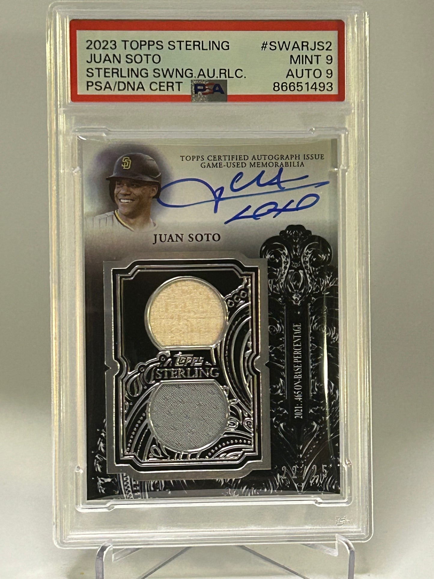 Juan Soto Topps 2023 Auto Patch