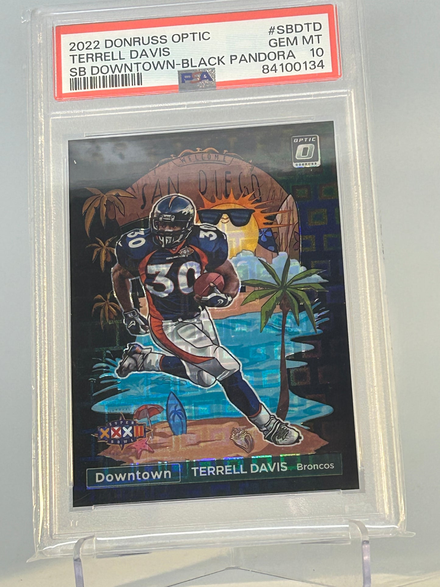 2022 Donruss Optic Downtown Terrell Davis