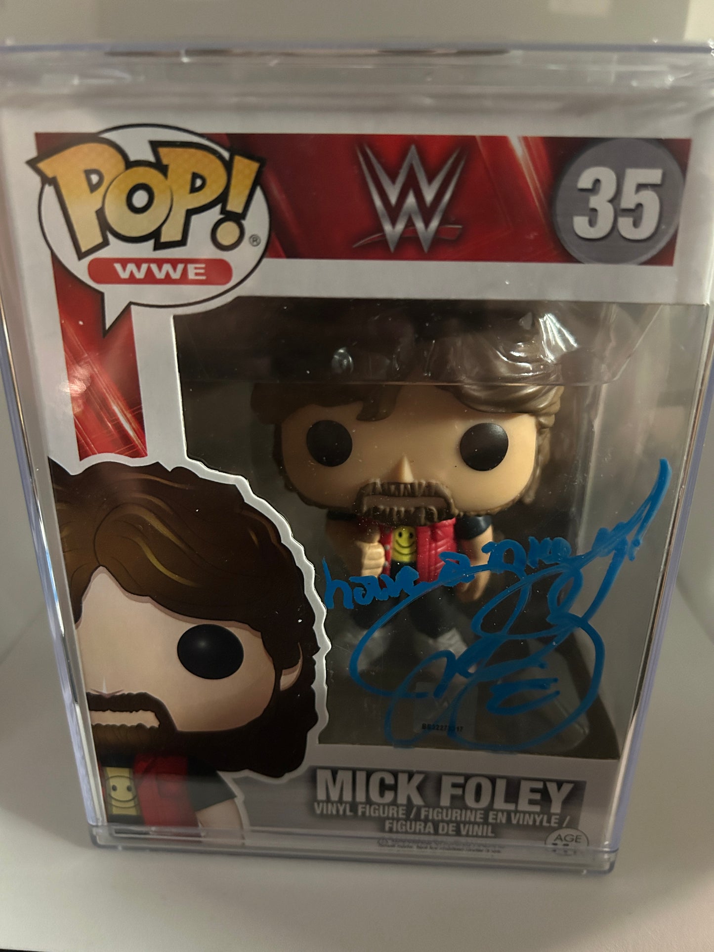 3 faces of foley autograph