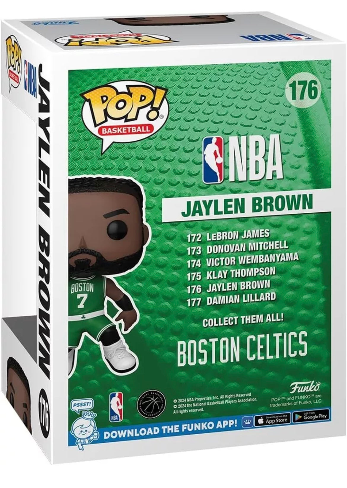 Jaylen Brown Green Jersey