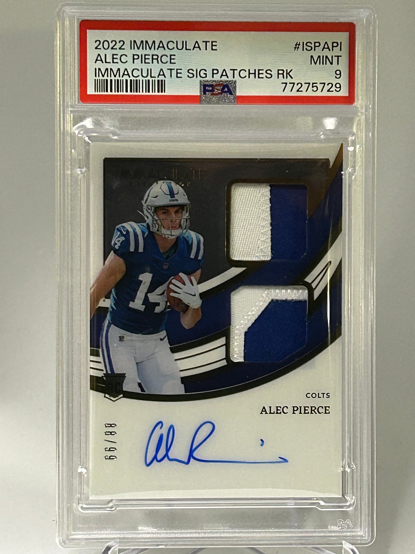 2022 Immaculate Alec Pierce RPA