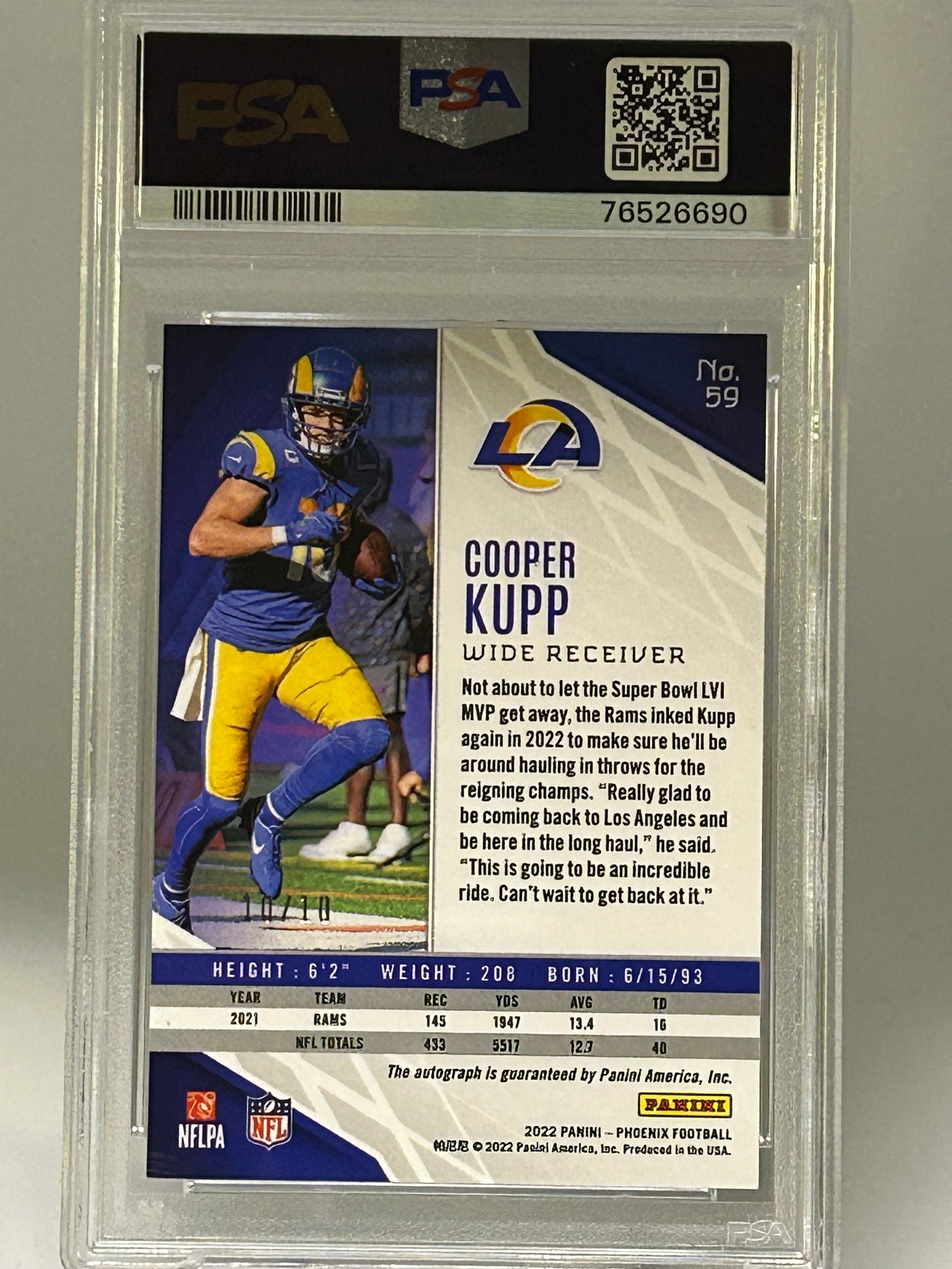 2022 Phoenix Cooper Kupp Auto