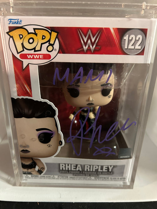 Rhea Ripley Funko Pop Autograph